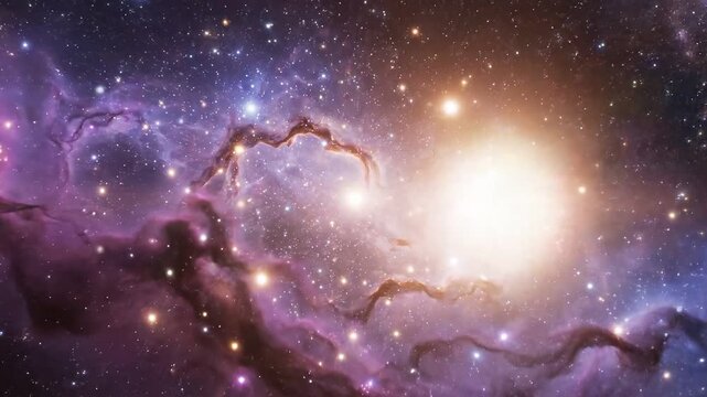 Cinematic Galaxy Clouds in Slow Motion