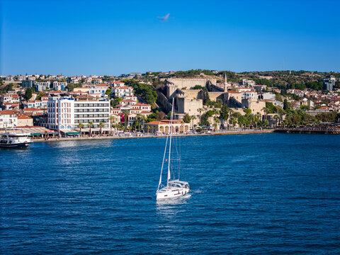 Cesme Turkey: Town Views with the Historic Castle