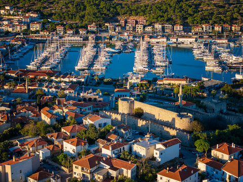 Cesme Turkey: Town Views with the Historic Castle