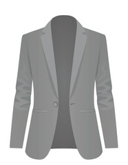 Fototapeta premium Grey business tuxedo. vector illustration
