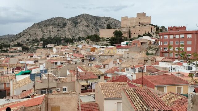 Petrer town in comarca Vinalopo Mitja in Alicante Province, Valencian Community in Spain.