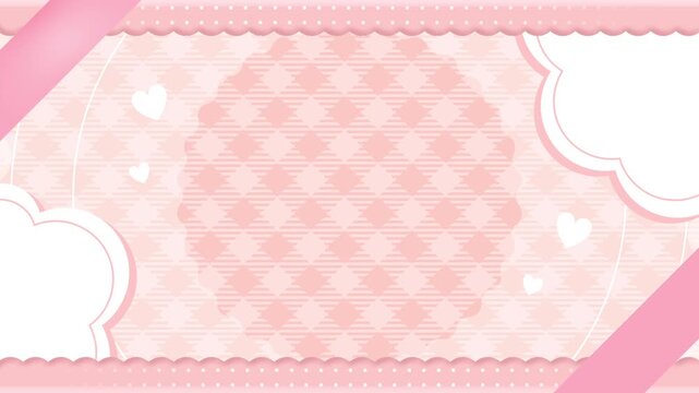 loop pink cute background