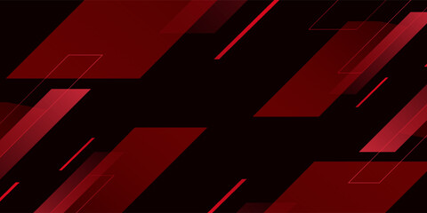 Futuristic digital neon motion lines technology background. glowing Red lines. Modern creative trendy design in vector illustration