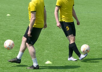 L'entrainement au football © ALAIN VERMEULEN