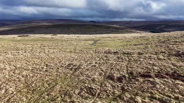 After the storms come the calming sun on rural Dartmoor Devon