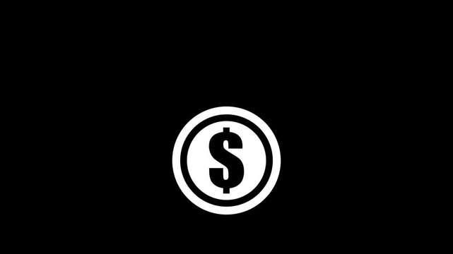 Dollar sign and three upward pointing arrows on background.revenue growth, and financial success icon concept.