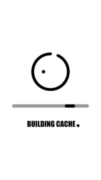 Modern loading progress interface icon animation.building cache 100 percent complete during digital activity concept.