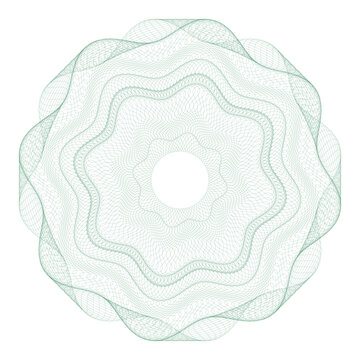Watermark guilloche. Watermark pattern , Watermark banknote pattern. Banknotes check guilloche lines texture, secure waves patterns and passport paper. Currency banknote guilloche, security certificat