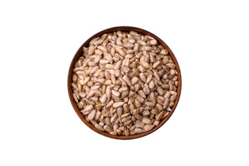 Shelled sunflower seed kernels, salted, roasted, or raw, are a healthy ingredient. Sunflower seeds