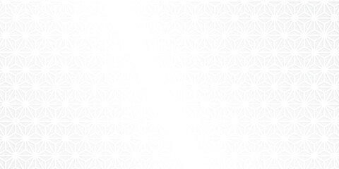 Seamless Ornamental Pattern With Light Gray Geometric Floral Motif Design