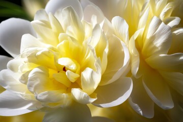 Obraz premium Illuminated Flower Petals in Backlight Highlighting Delicate Details