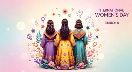 Fototapeta premium Ramadan Kareem mosque night scene with crescent moon and warm lighting illustration