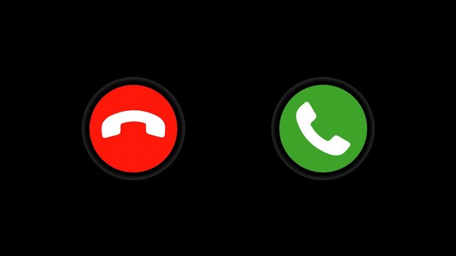 Mobile Incoming Call Icon Animation on Alpha Background.
Suitable for call notification, customer support, contact center, communication, hotline, mobile app UI, and technology related projects.