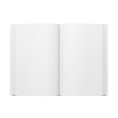 Naklejka premium A blank white rectangular object with a subtle shadow on a plain white background. isolated on transparent background