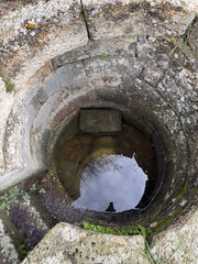 Fototapeta premium Ancient sacred well of Nuragic civilization in central Sardinia