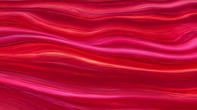 Abstract Wavy Red and Pink Patterns