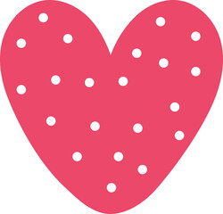 Flat, doodle sketch hand drawn heart icons illustration set

