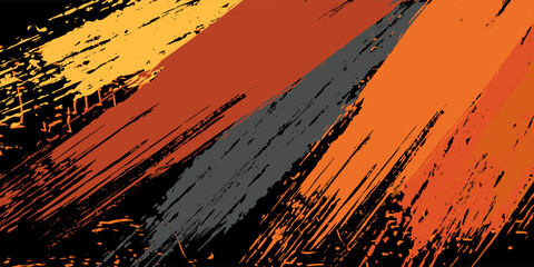 Sublimation jersey design vector brush modern grunge camouflage background paint splash splashes bold stripes brush orange stripes abstract. eps 10 © Samsul