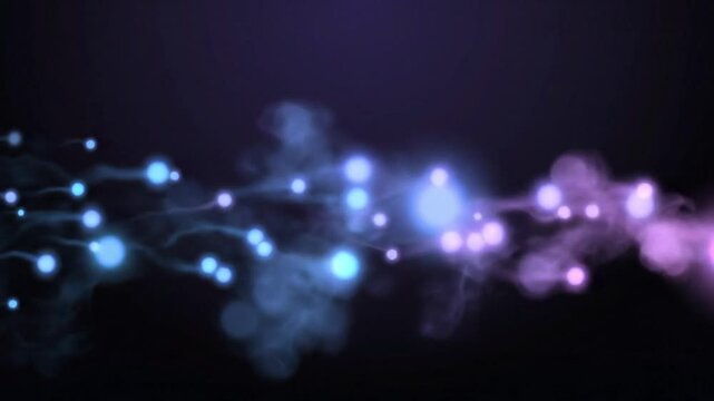 abstract blue background with particles