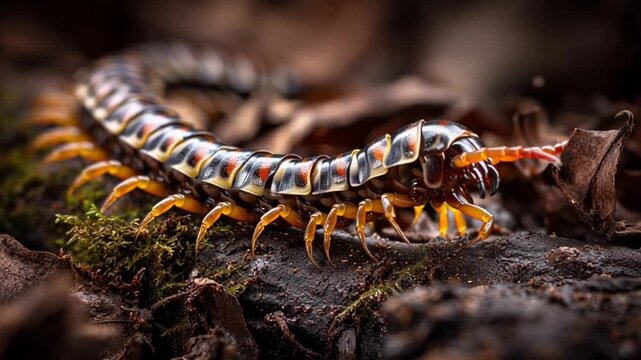 centipede forest floor