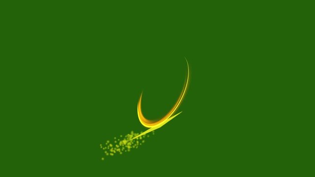 4k, sword slash effect for game cartoon animation, glowing weapon slash, Anime Style Impact Burst and Speed Line Effects, Animated icon, dynamic motion swoosh whoosh swipe on green screen background