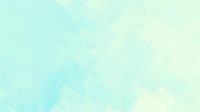 Abstract geometric pattern with overlapping squares in blue and orange hues