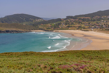 Patin sandy beach in Galicia