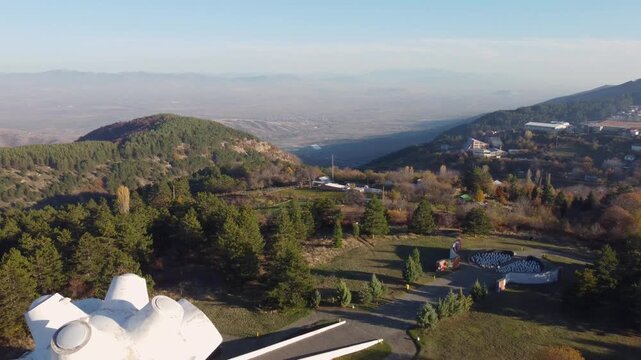 Ilinden Monument 4K. Makedonium. Krushevo. Spomenik. North Macedonia