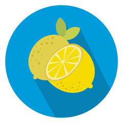 Lemon circle icon