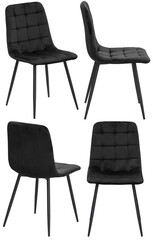 Real upholstered dining chair photographed in studio and isolated with transparent background. High-quality furniture product photography in PNG format, ideal for interior design project