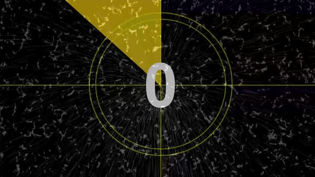 Countdown movie from 5 to 0 number.countdown Counting from 5 seconds.video anemation 4k video...