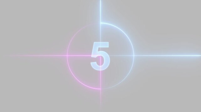 Countdown movie from 10 to 0 number.countdown Counting from 10 seconds.video anemation 4k video...