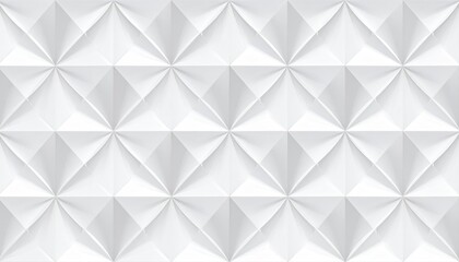 Obraz premium White geometric 3d pattern creating abstract texture background