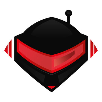 Robotic helmet logo