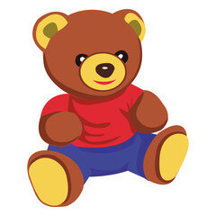 Obraz premium Teddy bear cartoon