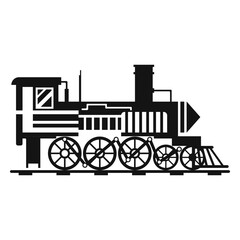 Steam locomotive pilot silhouette © Vexels