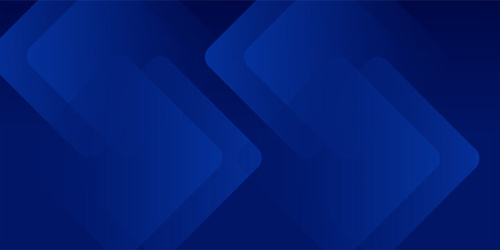 Latar belakang geometri biru tua abstrak. Komposisi bentuk dinamis. Desain latar belakang yang keren untuk poster. Ilustrasi vektor