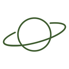 Planet saturn icon © Vexels