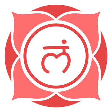 Root chakra circle symbol
