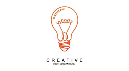 A lightbulb with the word creative underneath