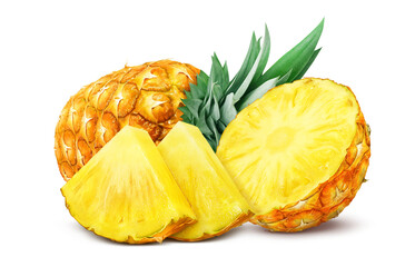 パイナップル イラスト リアル パイン