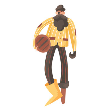 Pirate carrying keg
