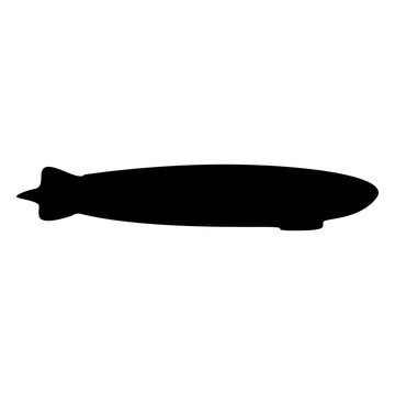 Airship dirigible vector