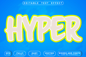 Hyper Fast Energetic Intense Extreme Dynamic Vector Fully Editable Smart Object Text Effect