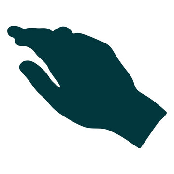 Hand reaching out vector