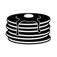 stack of pancakes with butter