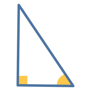 Right triangle flat