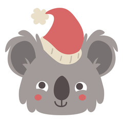 Cute australian koala head © Vexels