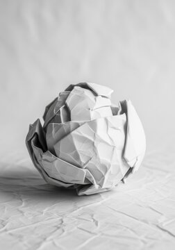 Broken light bulb with smoke on white fabric texture background
