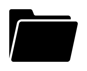 Modern folder icon for digital documents